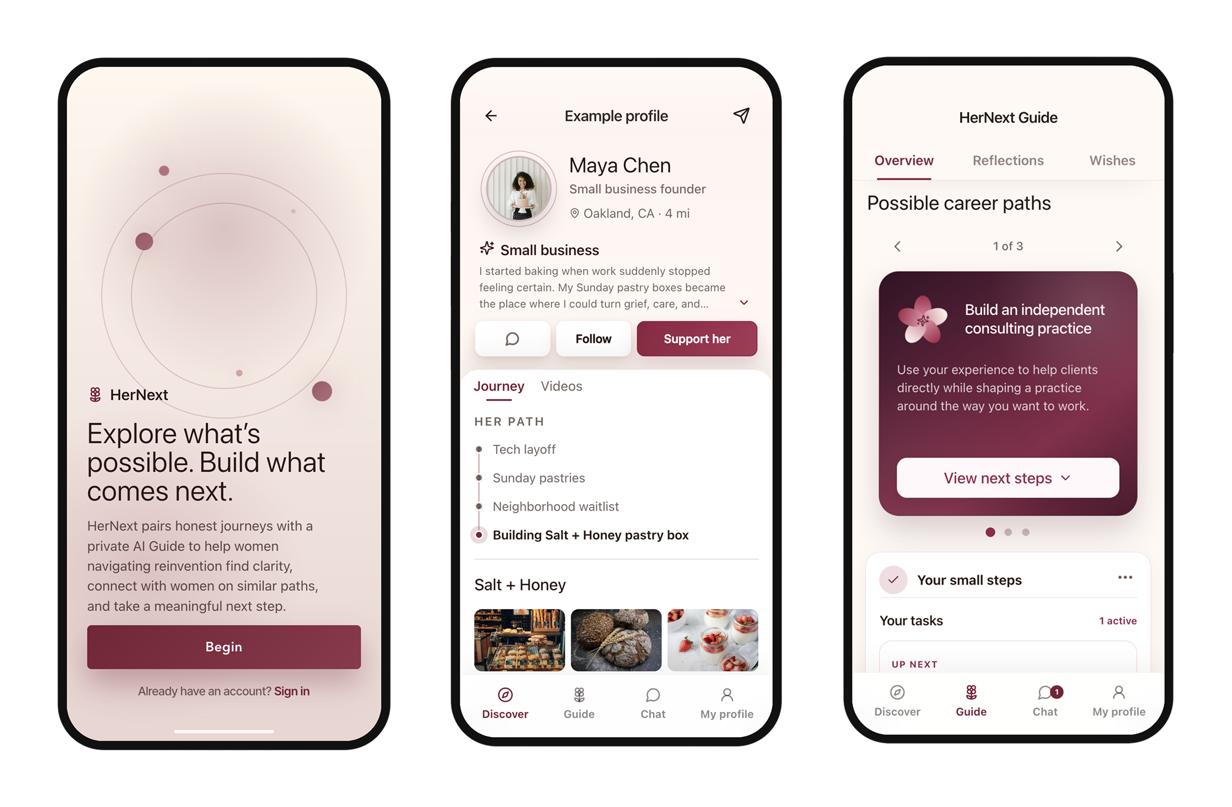 HerNext product design preview